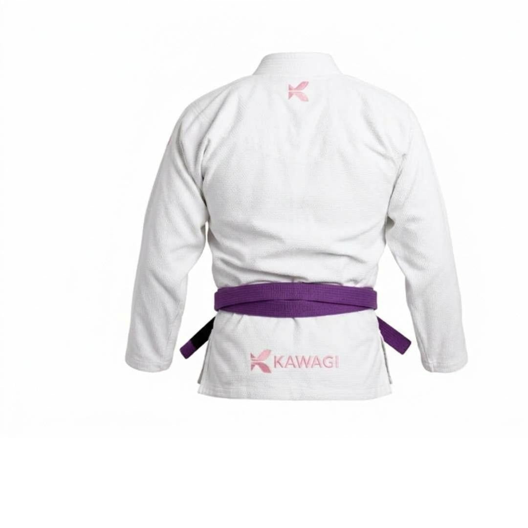 Kimono Feminino BJJ Kawagi Branco - Adulto
