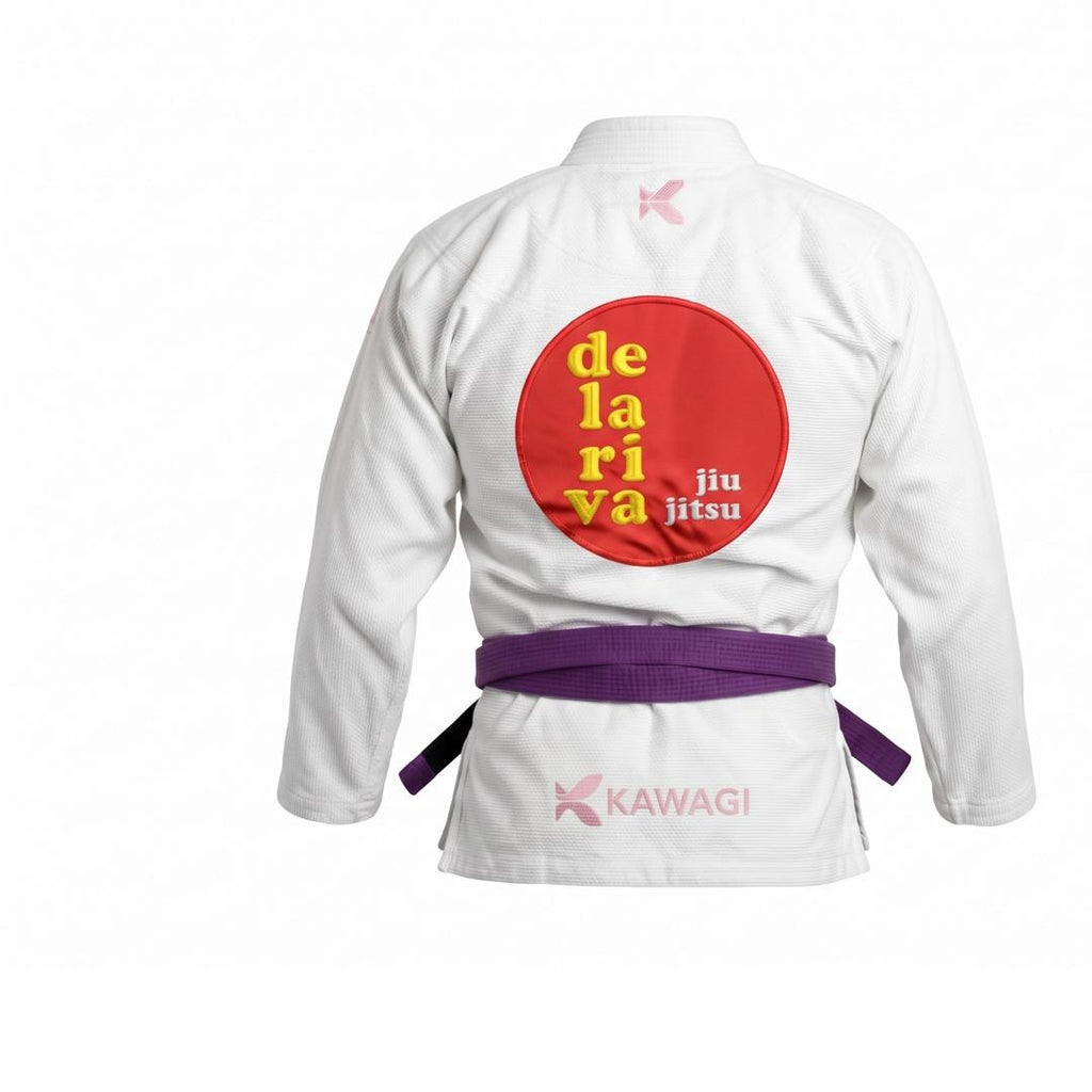 Kimono Feminino BJJ Kawagi Branco - DELARIVA