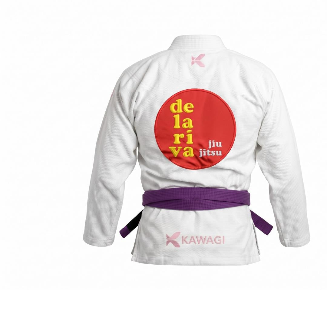 Kimono Feminino BJJ Kawagi Branco - DELARIVA