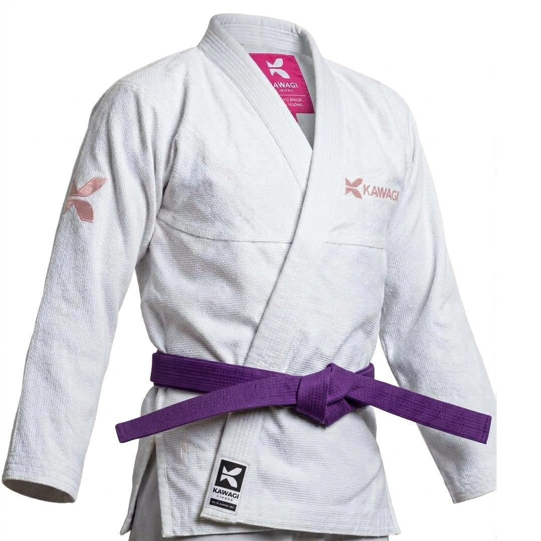 Kimono Feminino BJJ Kawagi Branco - Adulto