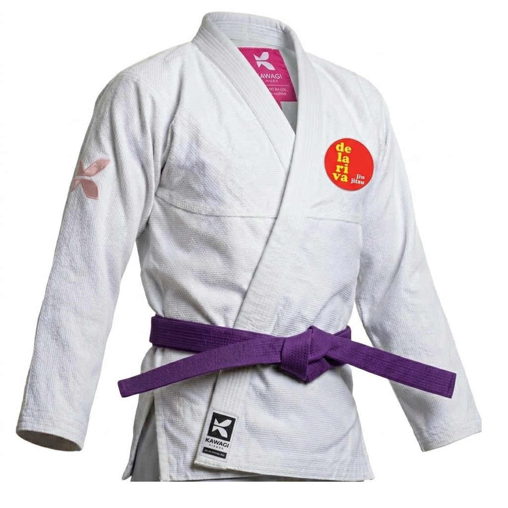 Kimono Feminino BJJ Kawagi Branco - DELARIVA