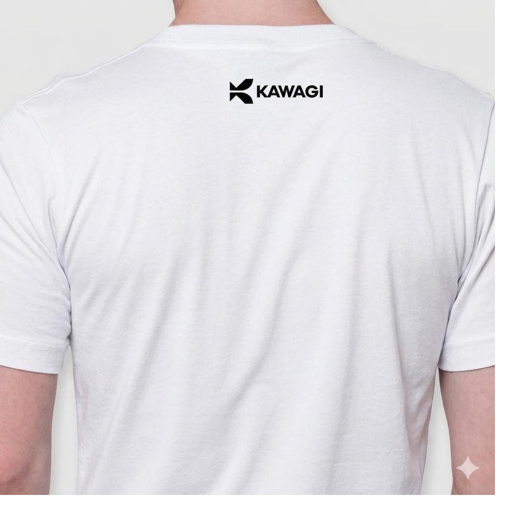 T-shirt Kawagi casual Branca