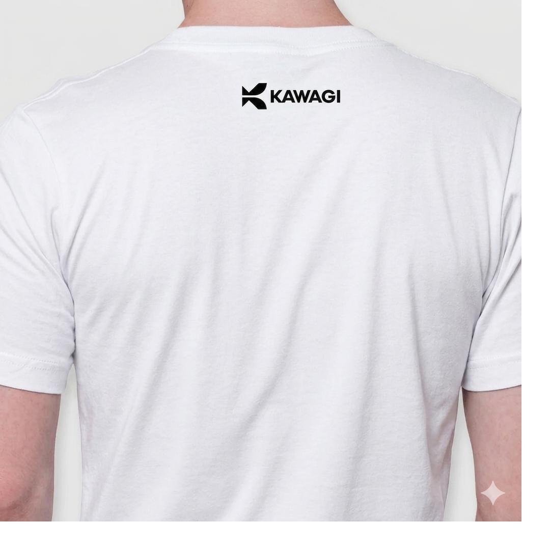 T-shirt Kawagi casual Branca