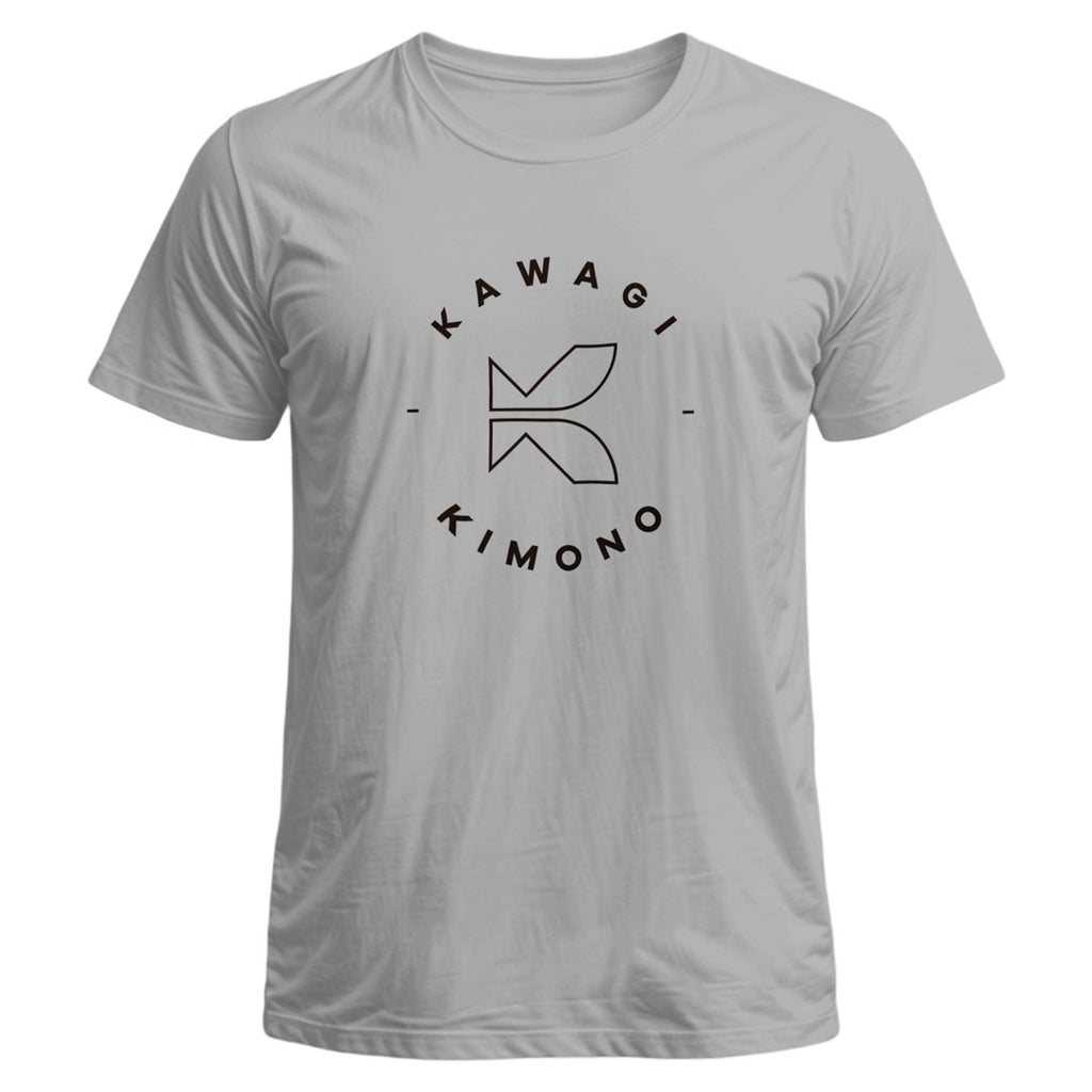 T-shirt Kawagi casual Cinza