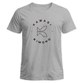 T-shirt Kawagi casual Cinza
